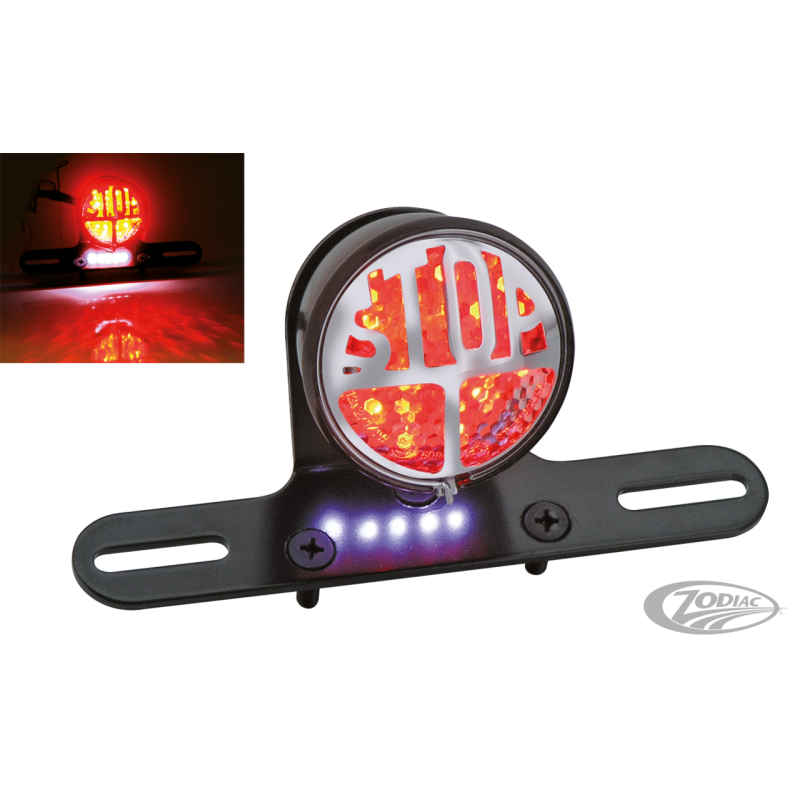 FEU ARRIERE "STOP!" LED HOMOLOGUE CEE