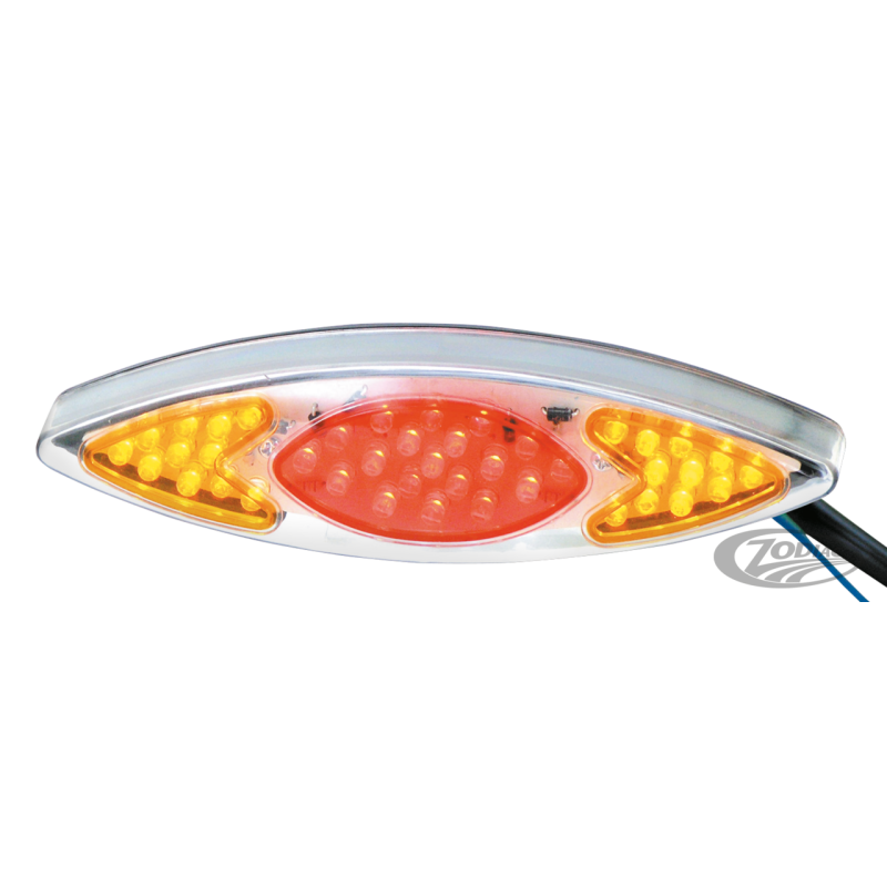 FEU ARRIERE LED UNIVERSEL AVEC CLIGNOTANTS INTEGRES