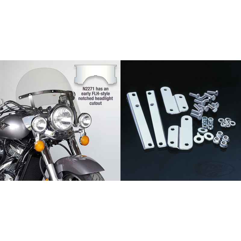 PARE BRISE NATIONAL CYCLE'S COURT ET RENFORCE