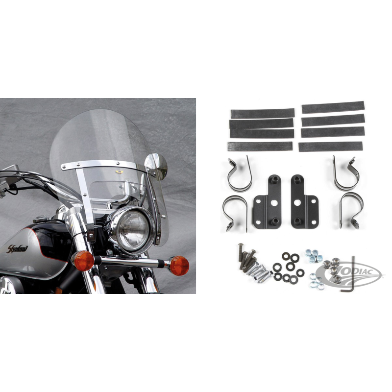 PARE-BRISE NATIONAL CYCLE'S ETROIT RENFORCE