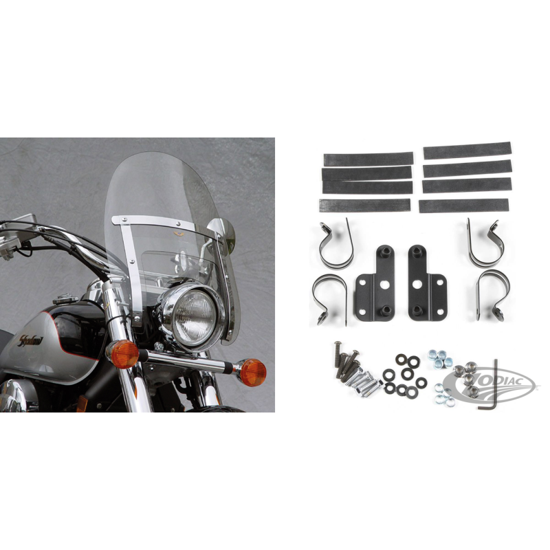 PARE-BRISE NATIONAL CYCLE'S ETROIT RENFORCE