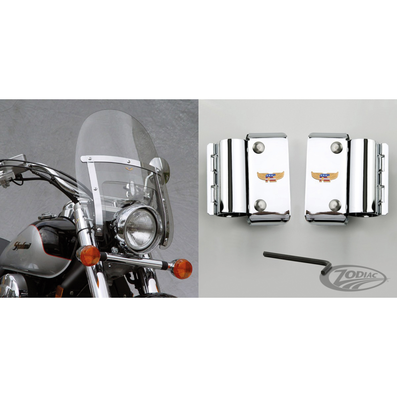 PARE-BRISE NATIONAL CYCLE'S ETROIT RENFORCE