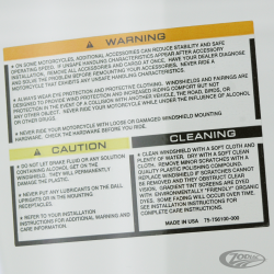 PARE BRISES NATIONAL CYCLE DE RECHANGE FLH, FLHT ET FLHTC