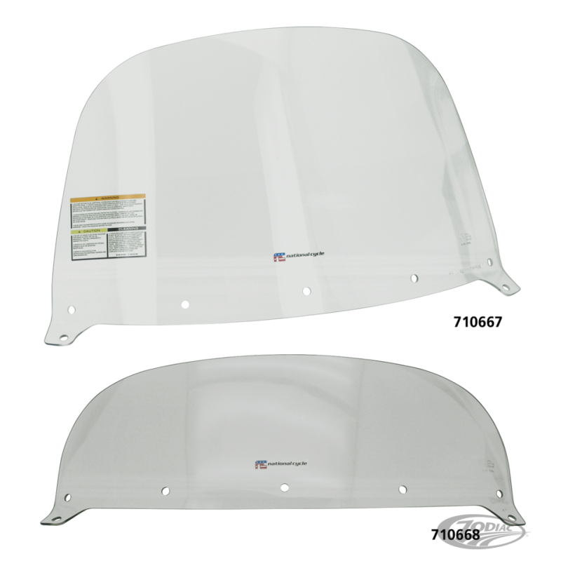 PARE BRISES NATIONAL CYCLE DE RECHANGE FLH, FLHT ET FLHTC