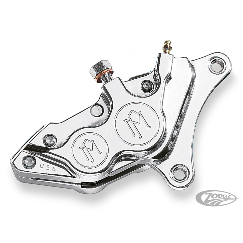 ETRIER AVANT PERFORMANCE MACHINE 4 PISTONS ASSYMETRIQUE POUR MODELES DE 1984 AU PRESENT