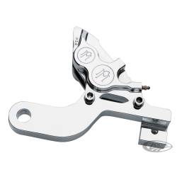 ETRIER ARRIERE ASSYMETRIQUE 4 PISTONS PM POUR V-ROD