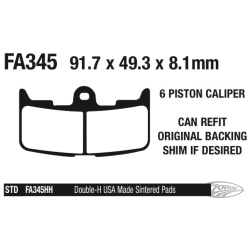 PLAQUETTES DE FREIN, AVANT