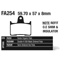 EBC PLAQUETTES DE FREIN, ARRIERE