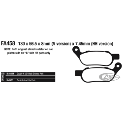 EBC PLAQUETTES DE FREIN, ARRIERE