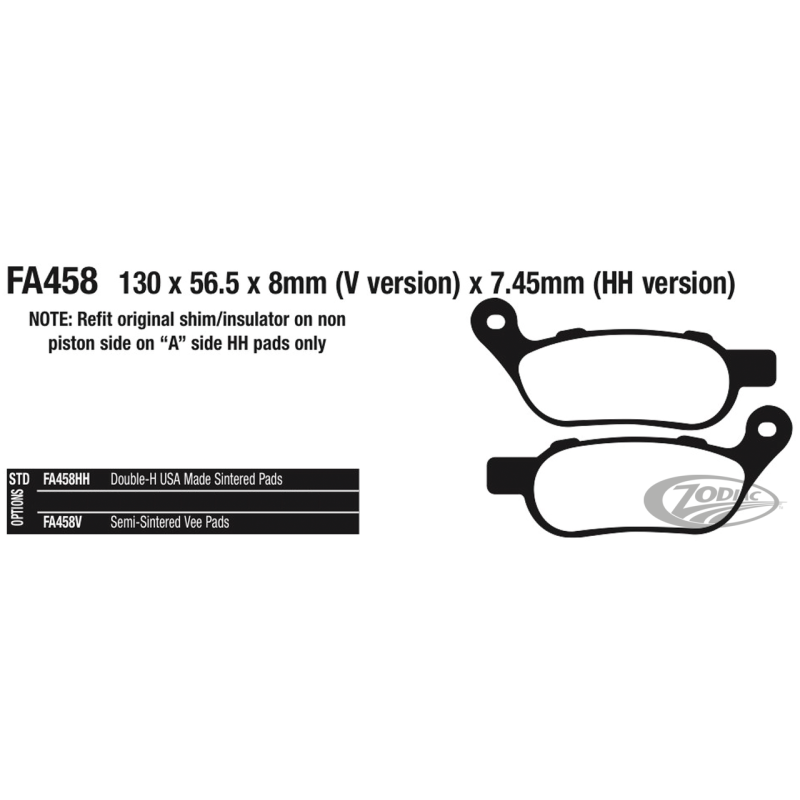 EBC PLAQUETTES DE FREIN, ARRIERE