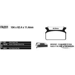 EBC PLAQUETTES DE FREIN, ARRIERE