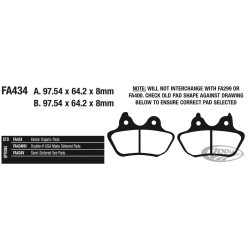 EBC PLAQUETTES DE FREIN, ARRIERE