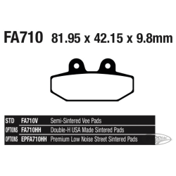 EBC PLAQUETTES DE FREIN, ARRIERE