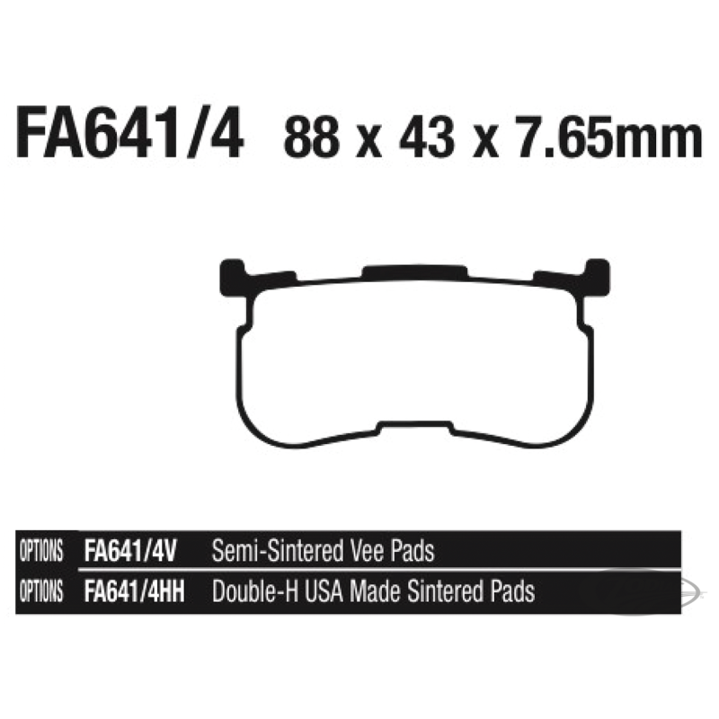 EBC PLAQUETTES DE FREIN, ARRIERE