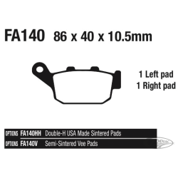 EBC PLAQUETTES DE FREIN, ARRIERE