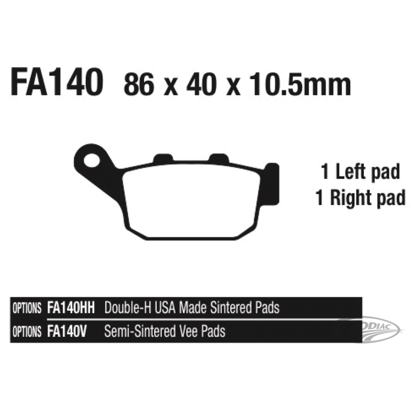 EBC PLAQUETTES DE FREIN, ARRIERE