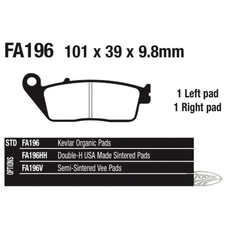 EBC PLAQUETTES DE FREIN, ARRIERE
