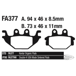 EBC PLAQUETTES DE FREIN, ARRIERE
