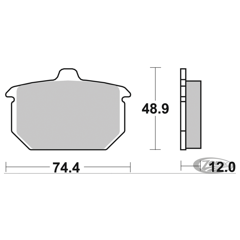 SBS PLAQUETTES DE FREIN, ARRIERE