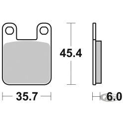 PLAQUETTES DE FREIN POUR ETRIER AFTER MARKET