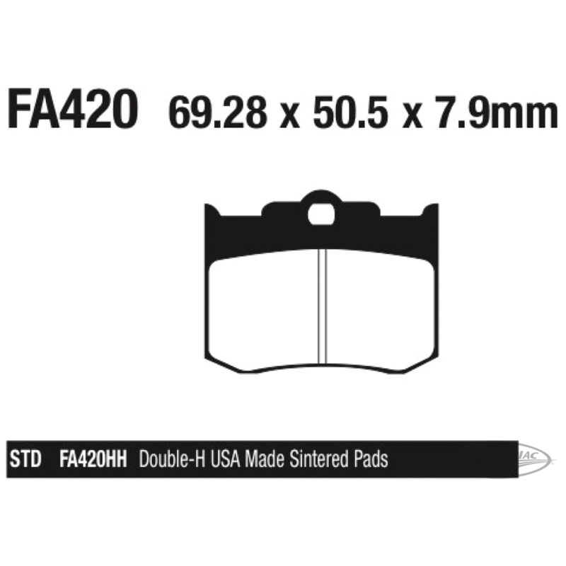 PLAQUETTES DE FREIN POUR ETRIER AFTER MARKET