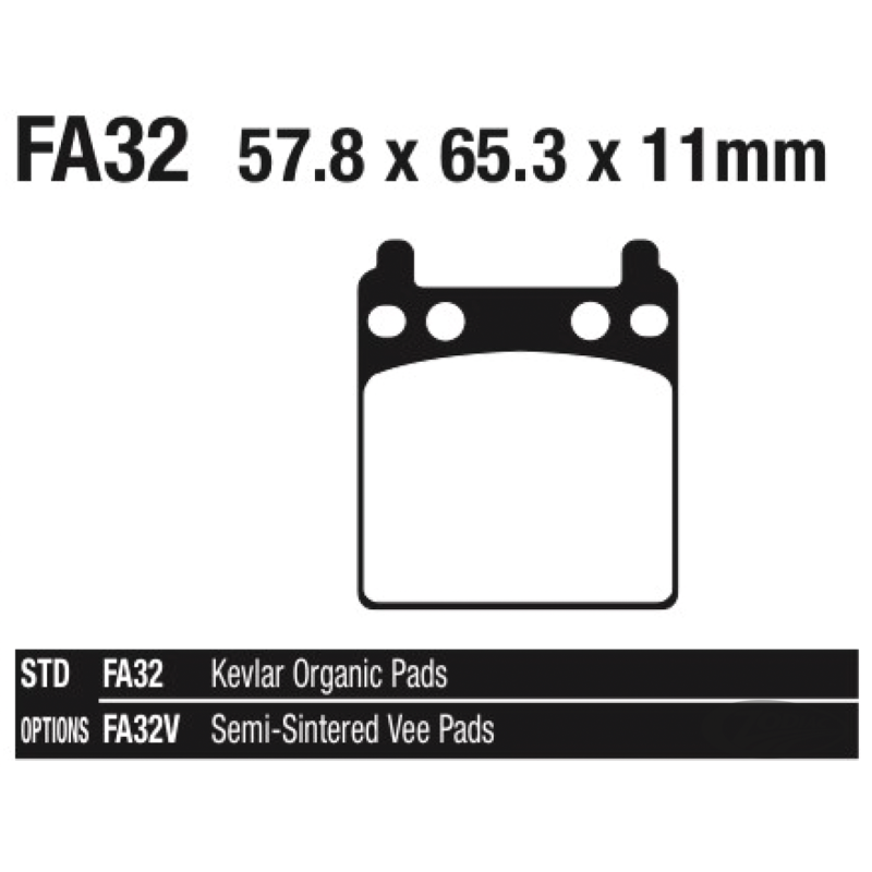 PLAQUETTES DE FREIN POUR ETRIER AFTER MARKET