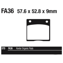 PLAQUETTES DE FREIN POUR ETRIER AFTER MARKET