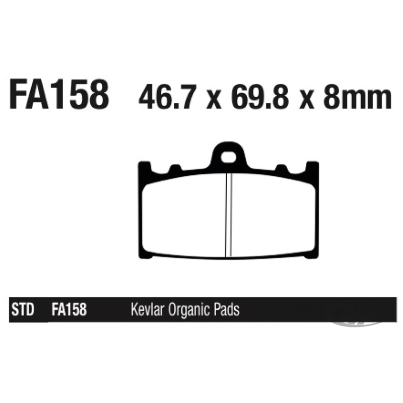 PLAQUETTES DE FREIN POUR ETRIER AFTER MARKET