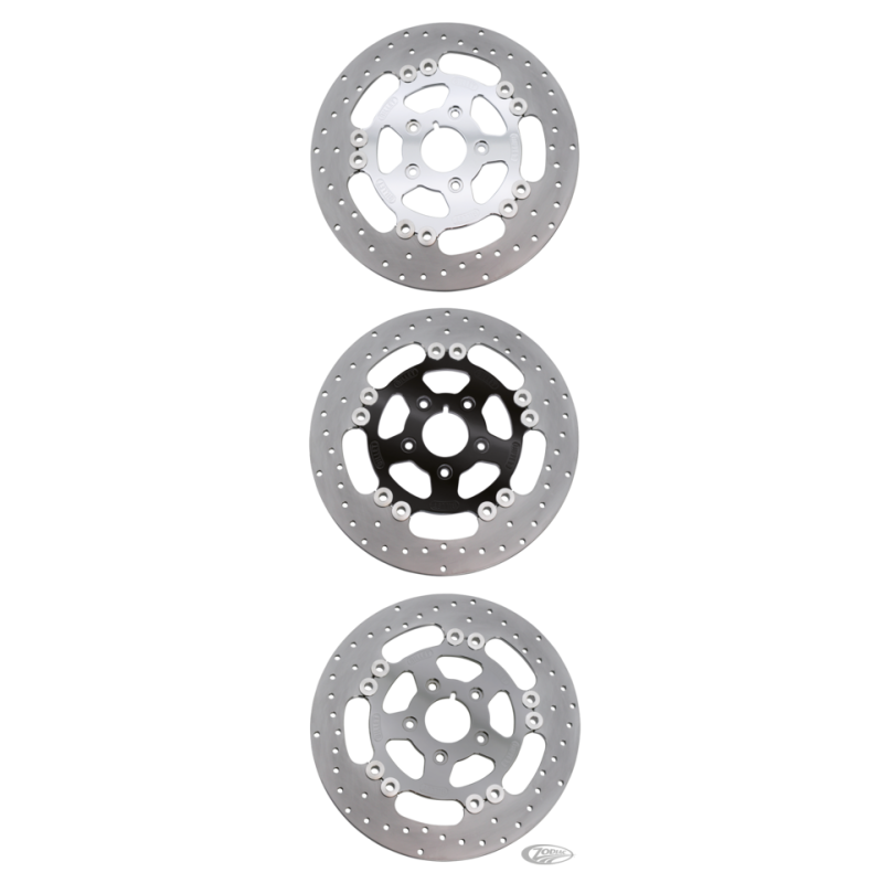 DISQUES DE FREIN FLOTTANTS HARRISON EN FONTE DUCTILE INOXYDABLE ET FRETTE EN ALUMINIUM