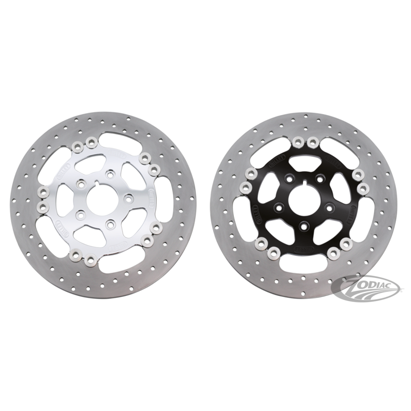 DISQUES DE FREIN FLOTTANTS HARRISON EN FONTE DUCTILE INOXYDABLE ET FRETTE EN ALUMINIUM