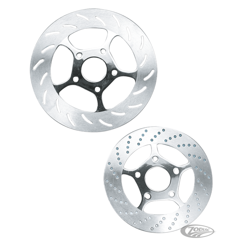 DISQUES DE FREIN CHROME TOLLE 5 BRANCHES