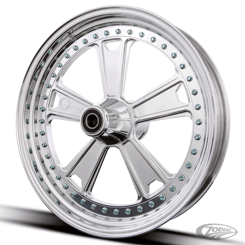 ROUES RICK'S 3-PARTIES USINEES EN ALUMINIUM