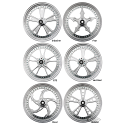 ROUES RICK'S 3-PARTIES USINEES EN ALUMINIUM