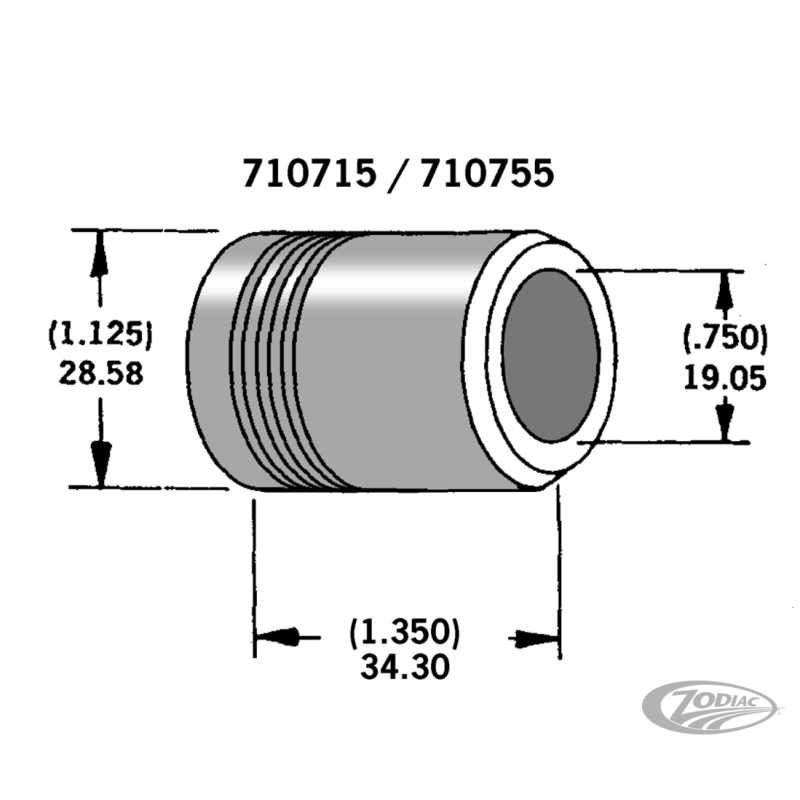ENTRETOISES POUR AXES ET ROUES