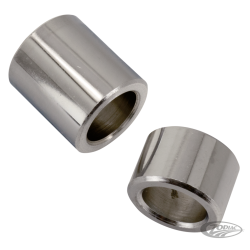 ENTRETOISES D'AXES DE ROUE AVANT CHROMES