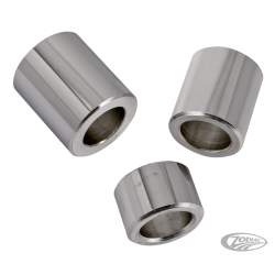 ENTRETOISES D'AXES DE ROUE ARRIERE CHROMES