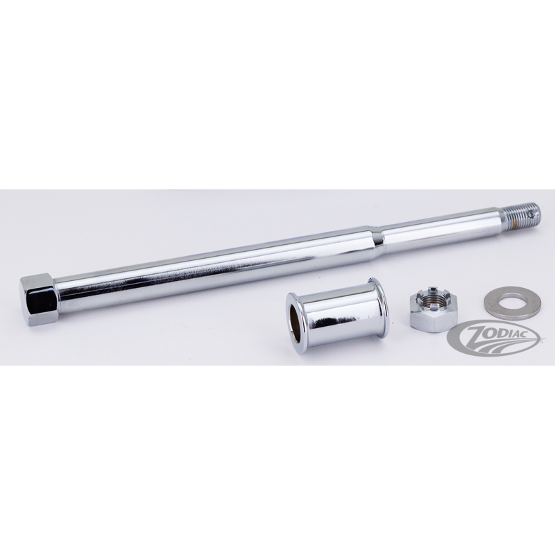 AXES DE ROUES AVANT ET ARRIERE CHROMES