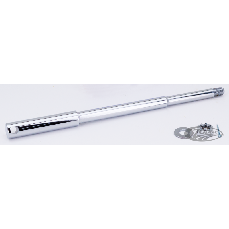 AXES DE ROUES AVANT ET ARRIERE CHROMES