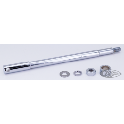 AXES DE ROUES AVANT ET ARRIERE CHROMES