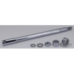 AXES DE ROUES AVANT ET ARRIERE CHROMES