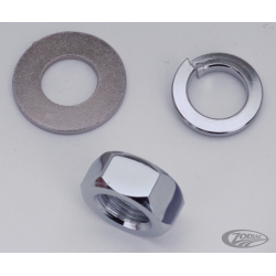 AXES DE ROUES AVANT ET ARRIERE CHROMES