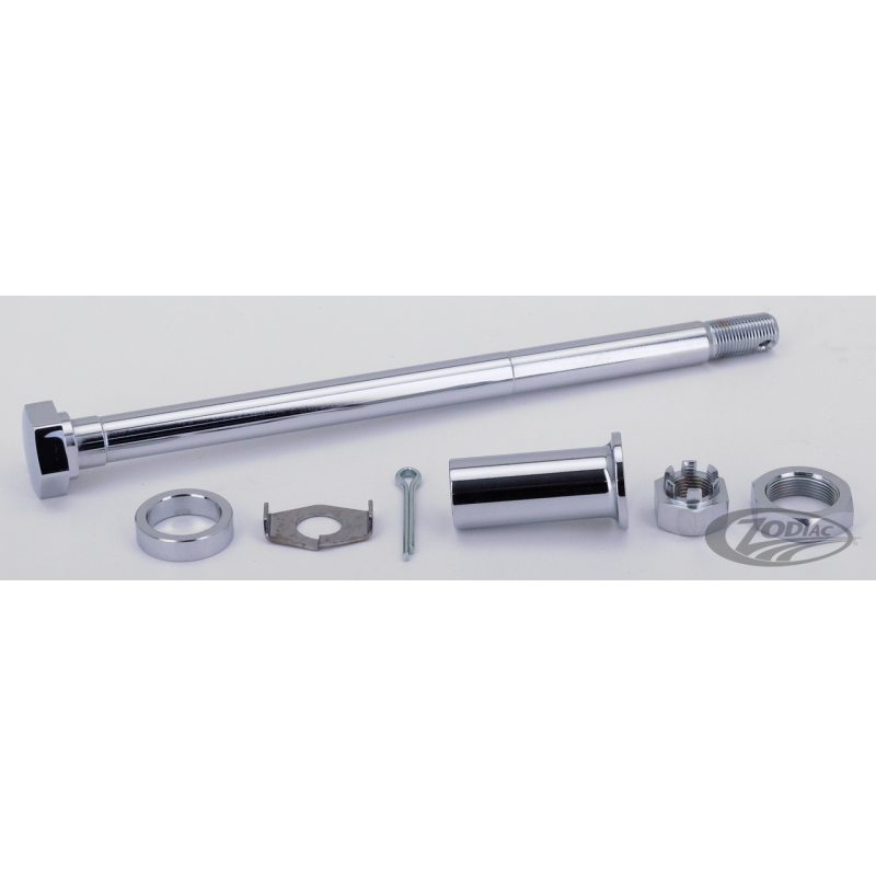 AXES DE ROUES AVANT ET ARRIERE CHROMES