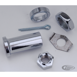 AXES DE ROUES AVANT ET ARRIERE CHROMES