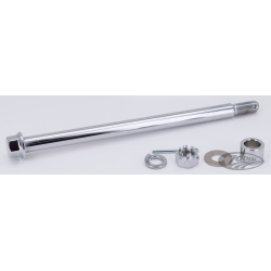 AXES DE ROUES AVANT ET ARRIERE CHROMES