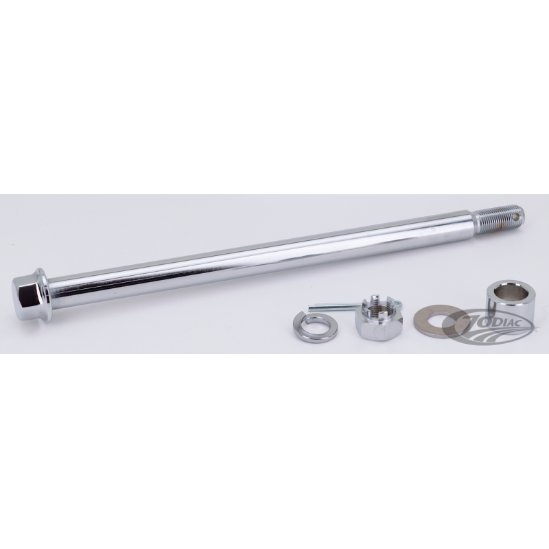 AXES DE ROUES AVANT ET ARRIERE CHROMES