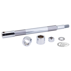 AXES DE ROUES AVANT ET ARRIERE CHROMES