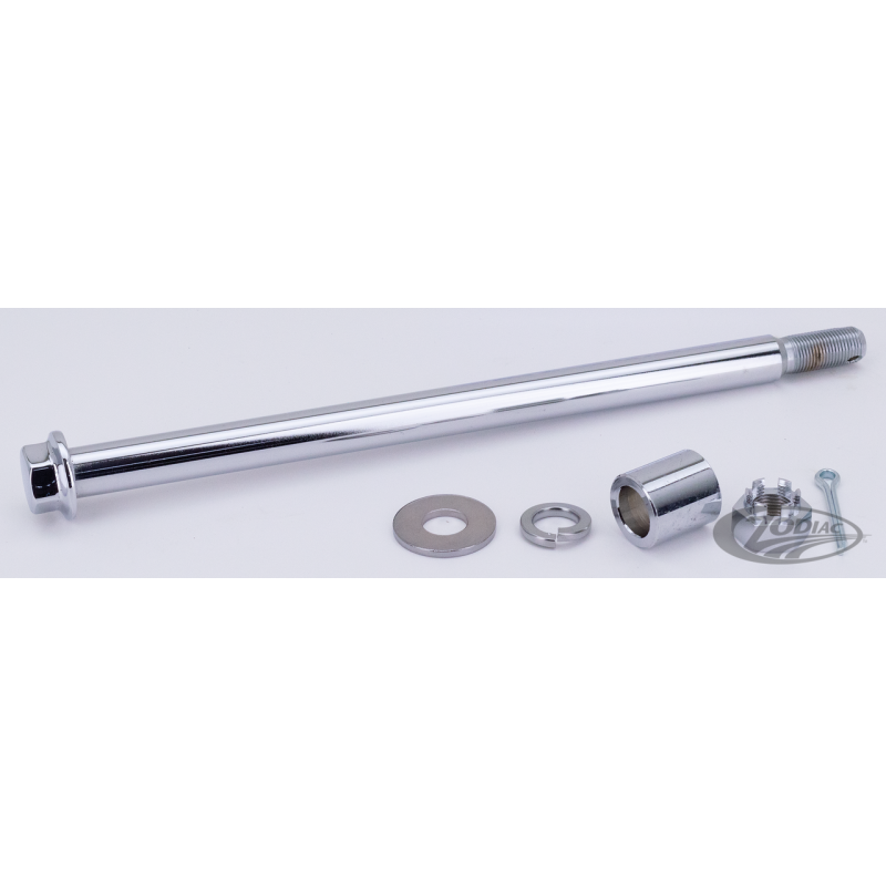 AXES DE ROUES AVANT ET ARRIERE CHROMES