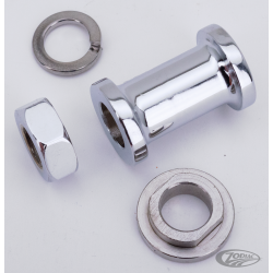 AXES DE ROUES AVANT ET ARRIERE CHROMES