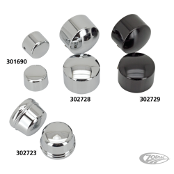 ENSEMBLES DE CACHES AXE CHROMES ET NOIRS