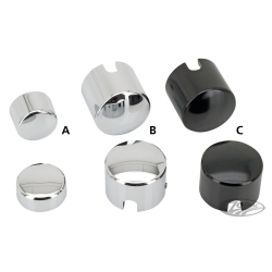 CACHES AXES DE ROUE ARRIERE ZODIAC CHROMES OU NOIRS